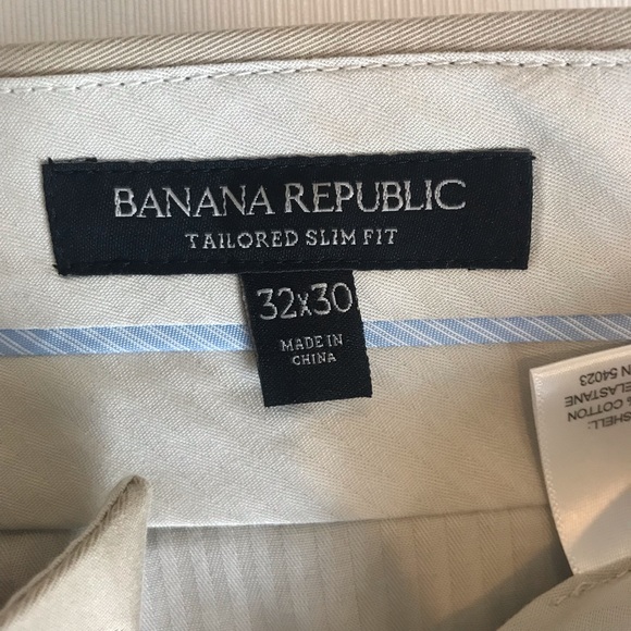 Banana Republic Tailored Slim Fit Men’s Pants - Picture 2 of 5